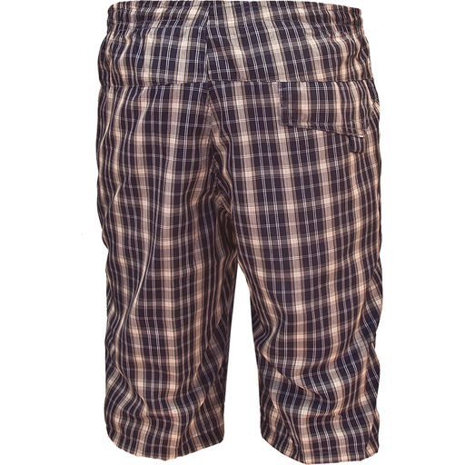 Шорты М-125 (Полиэстер) Бежевый/Синий