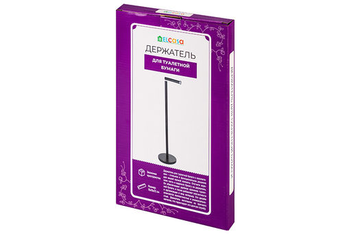 Держатель для туалетной бумаги 15*15*72 см Черный - Elan gallery фото 11