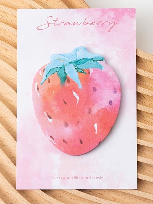 Стикеры "Watercolor strawberry", red