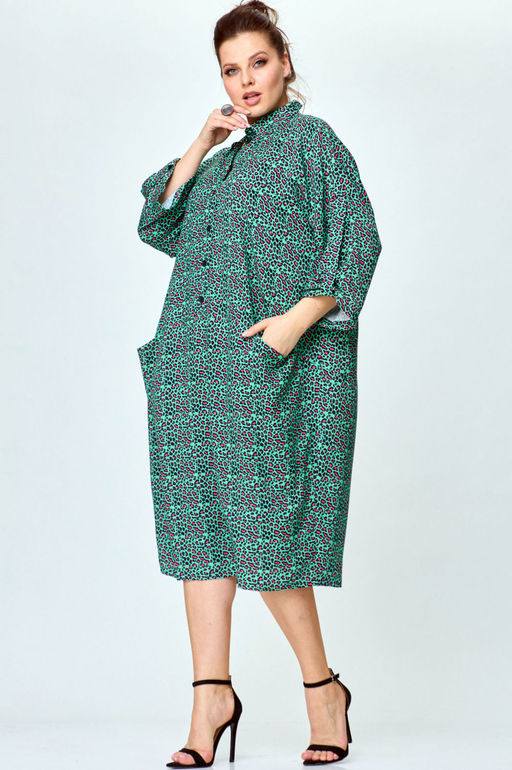 Платье SOVA 11216S-Р темно-синий - Mira fashion фото 322