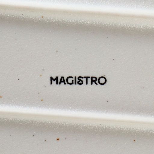 Блюдо для подачи Magistro Slate, 25×12 см, фарфор, белое