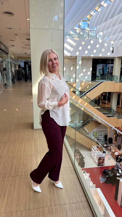 NOBBY, Женские брюки 21-204/2 (бордо)  фото 11