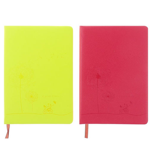 Ежедневник недатированный А5, 148 листов в линейку, обложка ПВХ, МИКС - Calligrata фото 2