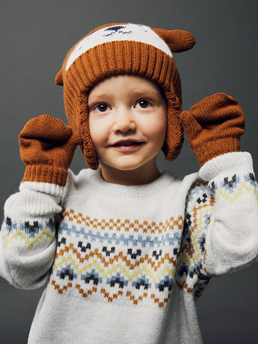 Basic Erkek Bebek Triko Bere ve Eldiven 2li Tak?m