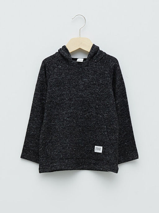 Uzun Kollu Erkek Bebek Hoodie