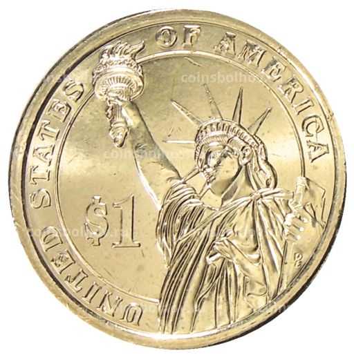 1 доллар 2012 года D США 24-й президент США Гровер Кливленд