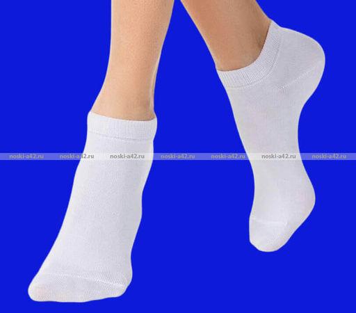 Цена за 12 пар. Следки женские ХЛОПОК БЕЛЫЕ