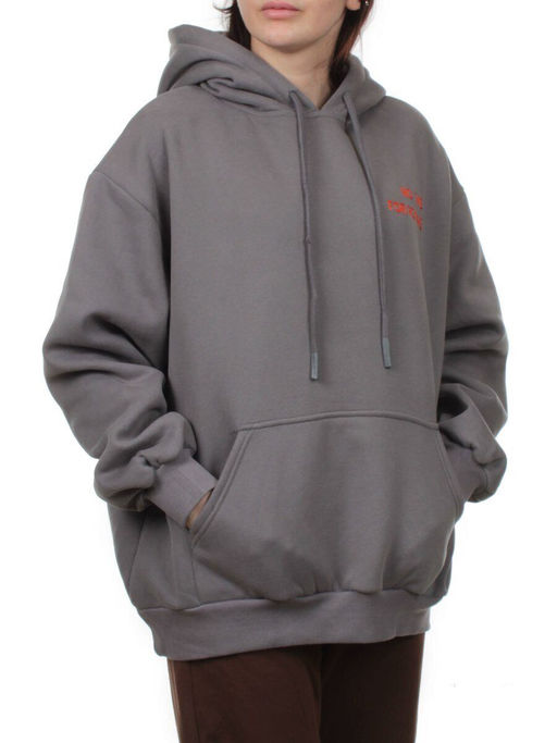 2620 GRAY Толстовка женская (85% хлопок, 10% полиэстер, 5% спандекс) - Fashion фото 2