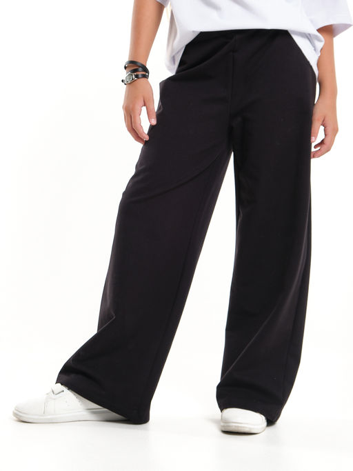 Брюки палаццо синие школьные штаны детская одежда девочке 22-7325 синий - Mini maxi фото 12