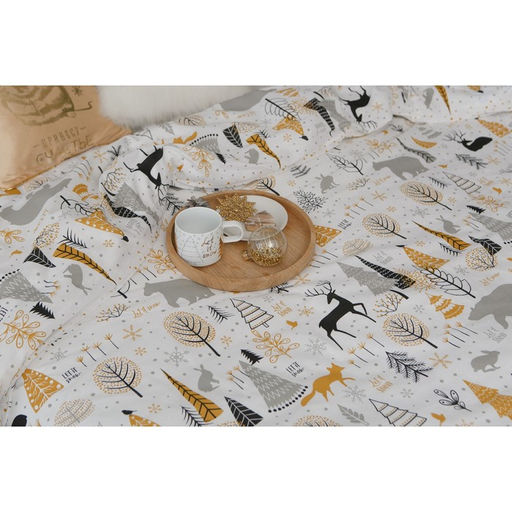 Постельное белье Этель Дуэт Let it snow (вид 1) 143*215 см - 2 шт, 240*220 см, 70*70 см - 2 шт  фото 9