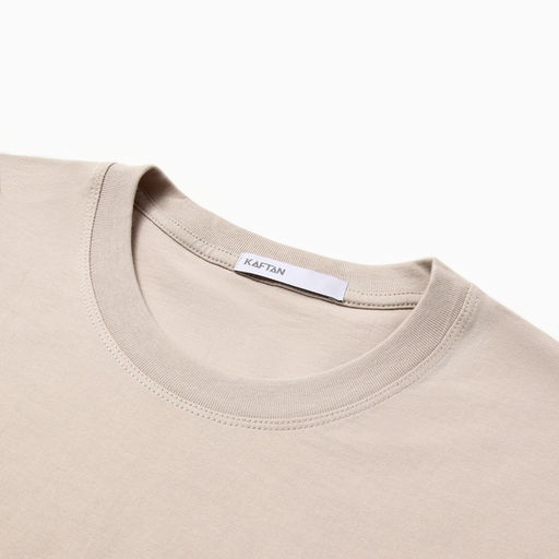 Футболка женская KAFTAN: Basic line, бежевая, размер 52-54