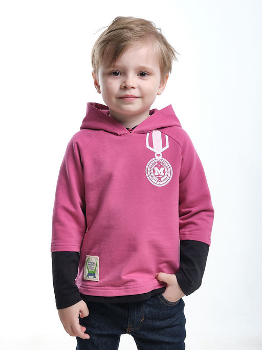 Толстовка с капюшоном UD 0337 слива - Mini maxi фото 9