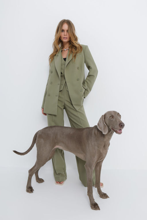 Жакет Pirs 5853 оливковый  фото 4