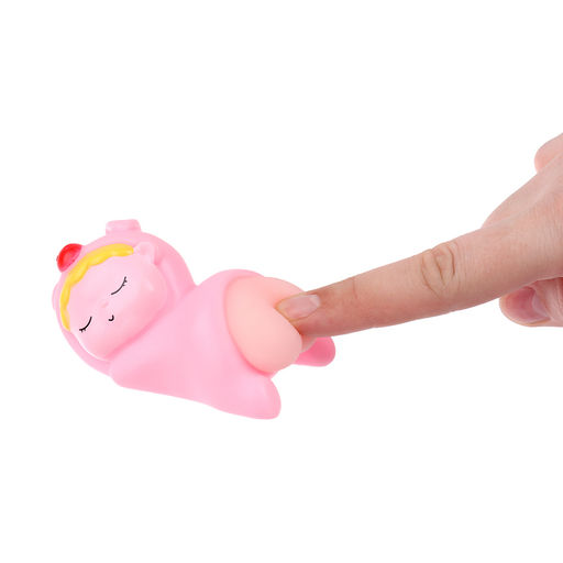 Цена за 3 шт. Антистресс игрушка - мялка «Пупсик», световая, МИКС