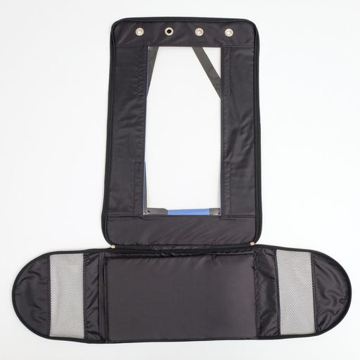 Сумка - переноска для животных Панорамная, с окном, 46 х 28,5 х 30 см, синяя - Пижон фото 10