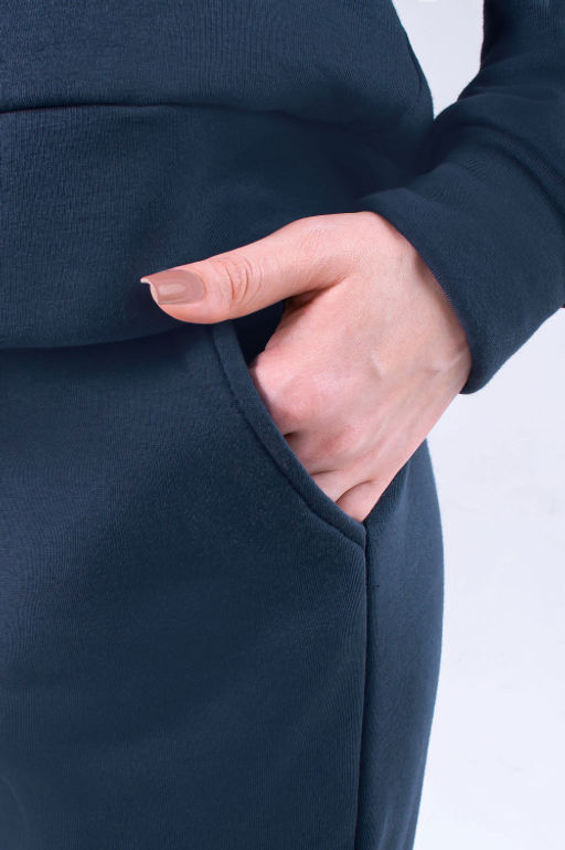 Арт. 2905 Костюм женский с начесом 44-52 (5 шт) Цвет:графит - Калинка фото 4