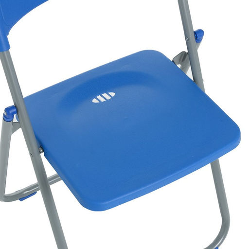 Стул складной 75×45×43 см, металл, пластик, синий