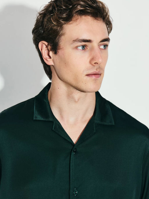 Сатиновая рубашка relax fit / Zarina