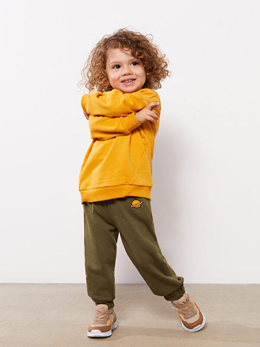 Uzun Kollu Nak?? Detayl? Erkek Bebek Hoodie - Waikiki фото 3