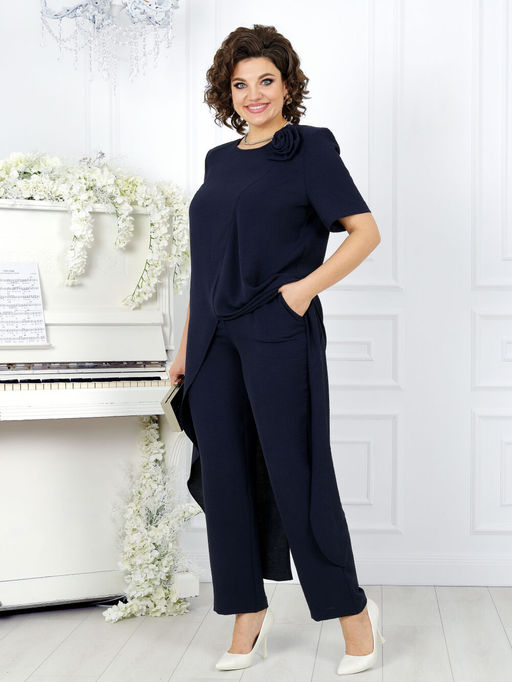 Платье Ninele 7431-Р темно-синий - Mira fashion фото 187