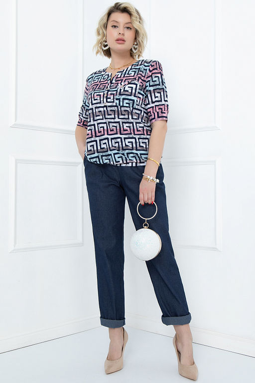 БЛУЗКА РОМАНЬЯ (РОУЗ БЛУ) - Bellovera фото 3