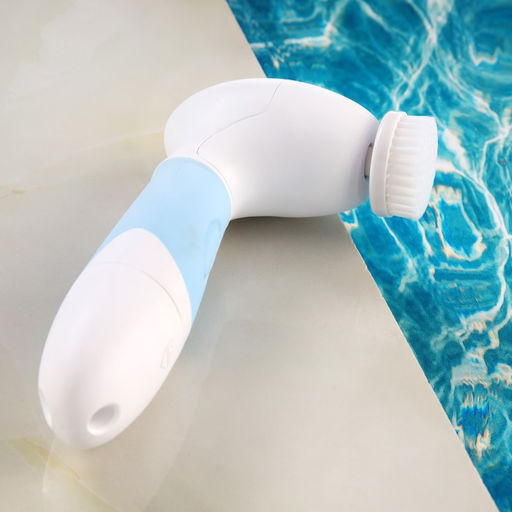 Прибор для ухода за лицом SR-03A, влагостойкий, чистка и пилинг, от батареек 4хАА, белый