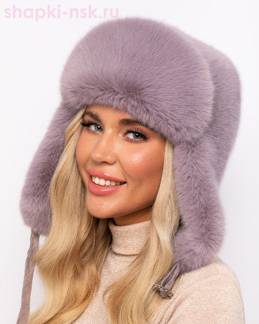 Скай Ушанка экомех норка женская (56-58)