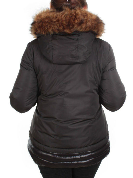 H-1053 BLACK Куртка зимняя женская ENOVICH (200 гр. холлофайбера)