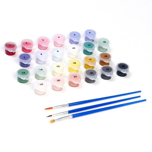 Картина по номерам на холсте с подрамником Девушка с кроликами, 40 50 см - Школа талантов фото 2