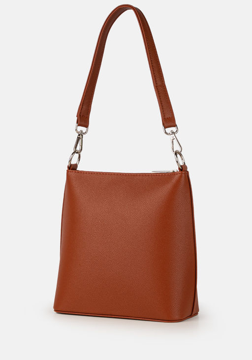 Сумка Модель №1284 | кожзам | гладкий | рыжий | Р831-51 | 33127 - L-craft фото 2