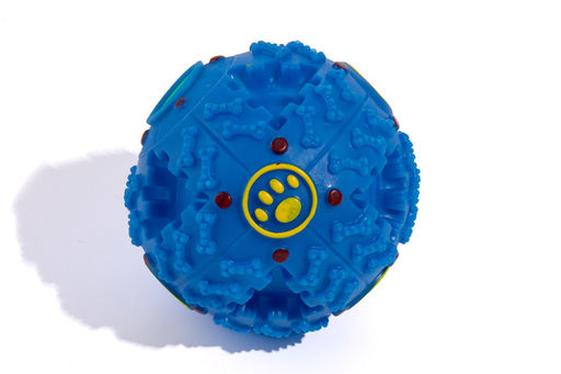 Игрушка для собак Шар-головоломка d=12см, с отверстием для лакомств, в ассортименте 272715