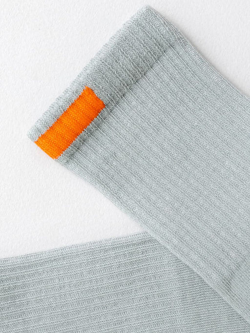 Цена за 5 пар! Детские высокие носки белого цвета с зеленым прямоугольником - Mark formelle фото 12