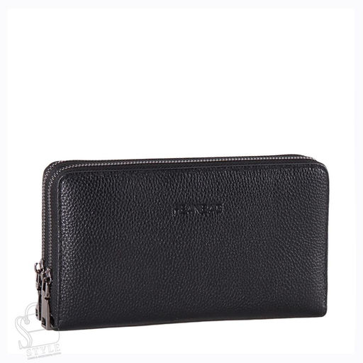 Клатч мужской кожаный 990H black Heanbag в Новосибирске