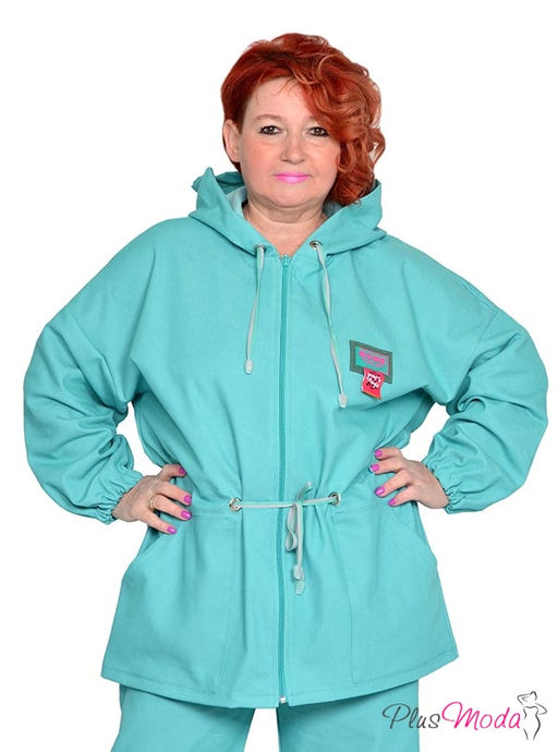 Жакет-парка Модель №1908 размеры 44-84 - Plusmoda фото 10