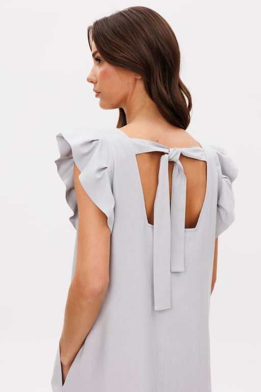 Платье Fantazia Mod 5184 серое фото 4