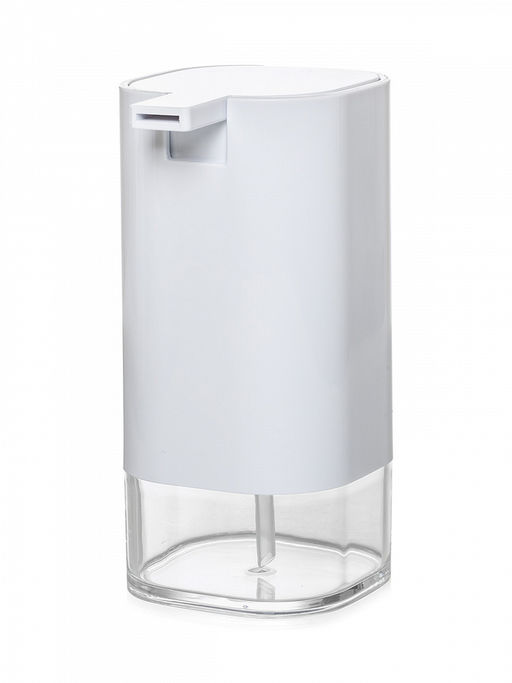 Диспенсер для жидкого мыла 9,9х7,7х16 белый ABS пластик, акриловый пластик