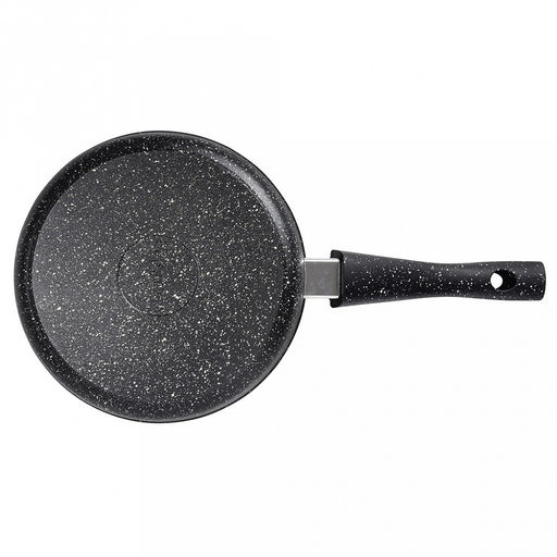 Ковш с тефлоновым покрытием 1,0л, д16см "Гранит", h7см, s0,4см, съемная ручка из термостойкого пластика (Россия)