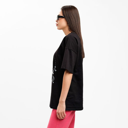 Футболка женская MIST Skull, размер 44-46, чёрная