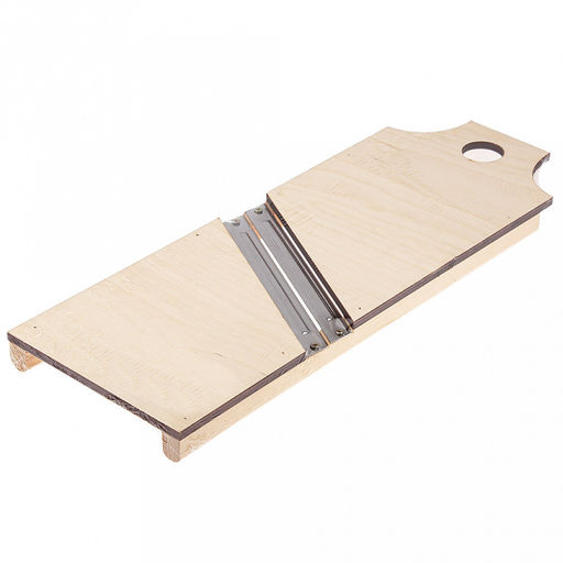 Терка-шинковка деревянная 42,5х15х3см, для капусты, 2 металлических лезвия (Россия) - Домашняя мода фото 3