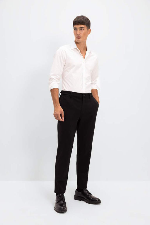 Брюки прямого кроя Jogger, эластичные во всех направлениях - Defacto фото 3