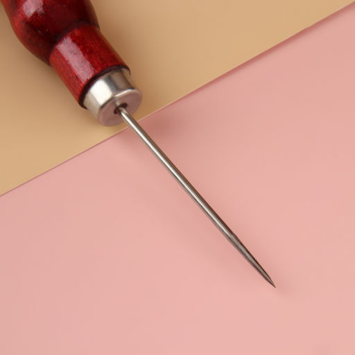 Цена за 10 шт. Шило швейное, 13×2 см, красное