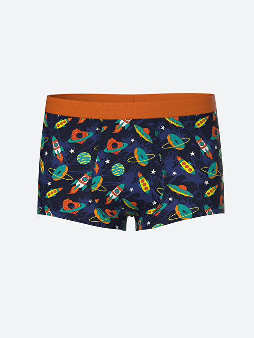 Bask?l? Erkek ?ocuk Boxer 3l? - Waikiki фото 2