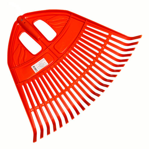 Грабли веерные пластмассовые MAWIPRO 23 зуба б/ч оранжевые MW-4276