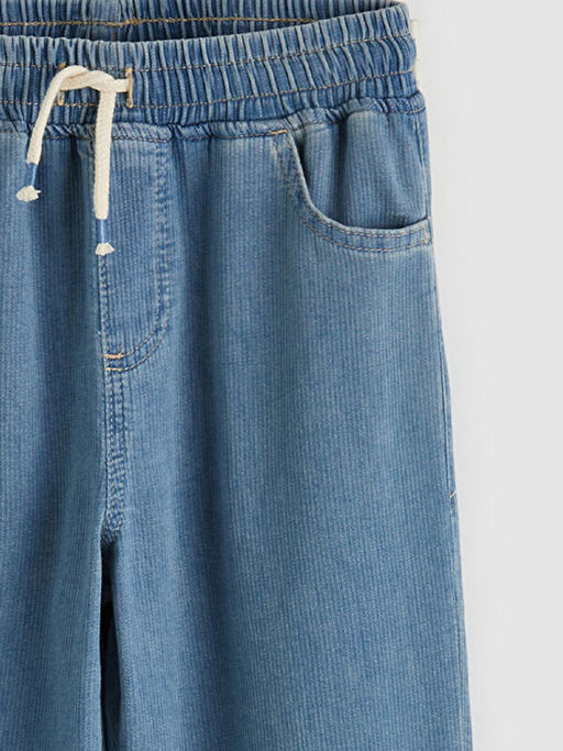 Beli Lastikli Erkek ?ocuk Jogger Jean Pantolon