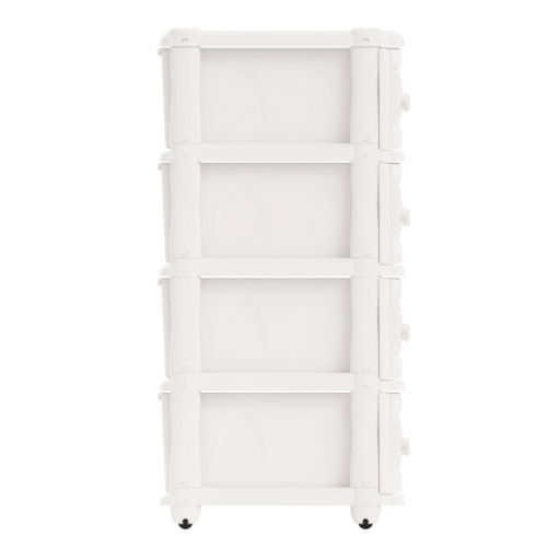 Комод 4-х секционный белый М5507