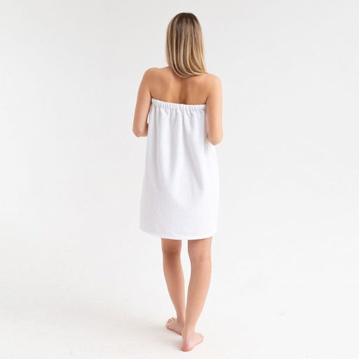 Полотенце банное Экономь и Я «Парео» 68×150 см, цвет белый, 100%хл с AIRO, 320 г/м²