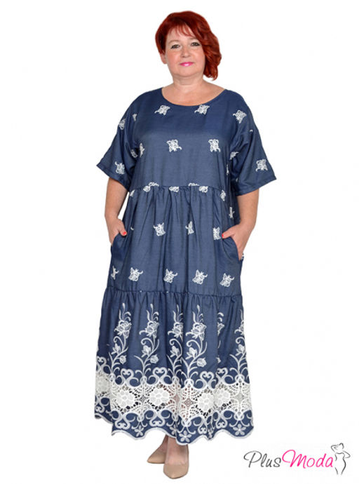 Платье Модель №1984 размеры 44-84 - Plusmoda фото 5