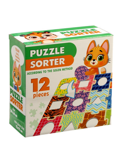Sorter puzzle 12pcs