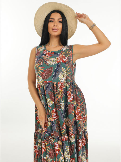 Нежность сарафан женский (хаки) - Lovetex фото 92