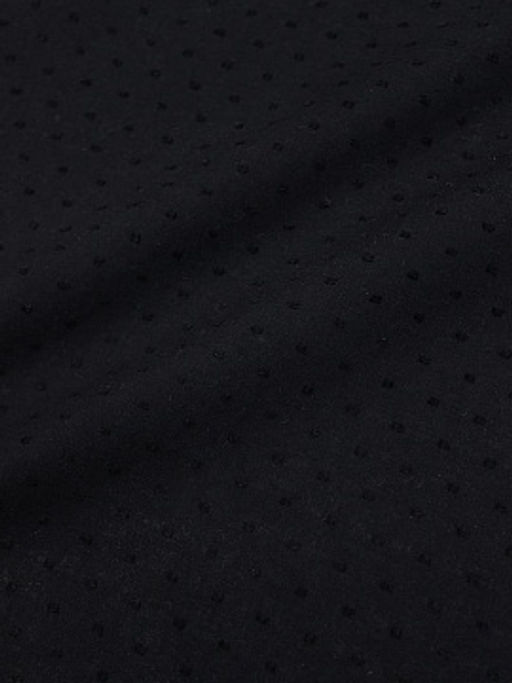 Фактурный хлопок Шарики цв.черный, ВИД2, ш.1.45м, батист, хлопок-100%, 60гр/м.кв